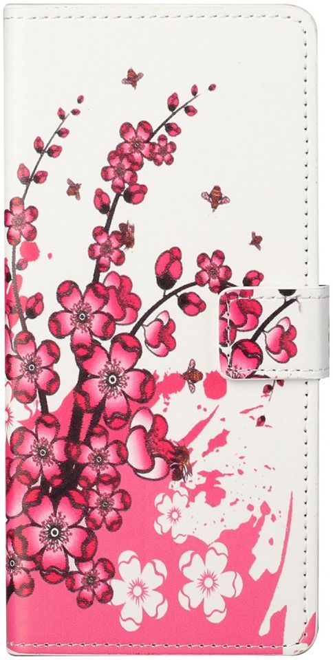 Samsung Galaxy S23 Hoesje Portemonnee Book Case Blossom Print afbeelding 1