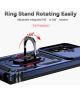 Samsung Galaxy S23 Ultra Hoesje Camera Slider en Kickstand Ring Blauw