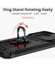 Samsung Galaxy A14 Hoesje met Magnetische Kickstand Ring Zwart