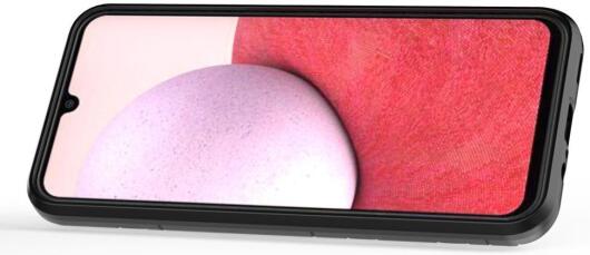 Samsung Galaxy A14 Hoesje Magnetische Kickstand Ring Zwart afbeelding 3