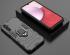 Samsung Galaxy A14 Hoesje Magnetische Kickstand Ring Zwart afbeelding 5