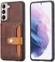 Samsung Galaxy S23 Plus Hoesje Kaarthouder Back Cover Bruin afbeelding 2