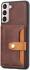 Samsung Galaxy S23 Plus Hoesje Kaarthouder Back Cover Bruin afbeelding 1