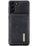 Samsung Galaxy S23 Hoesje Magnetische Kaarthouder Zwart