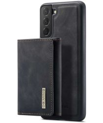 Samsung Galaxy S23 Plus Hoesje met Magnetische Kaarthouder Zwart