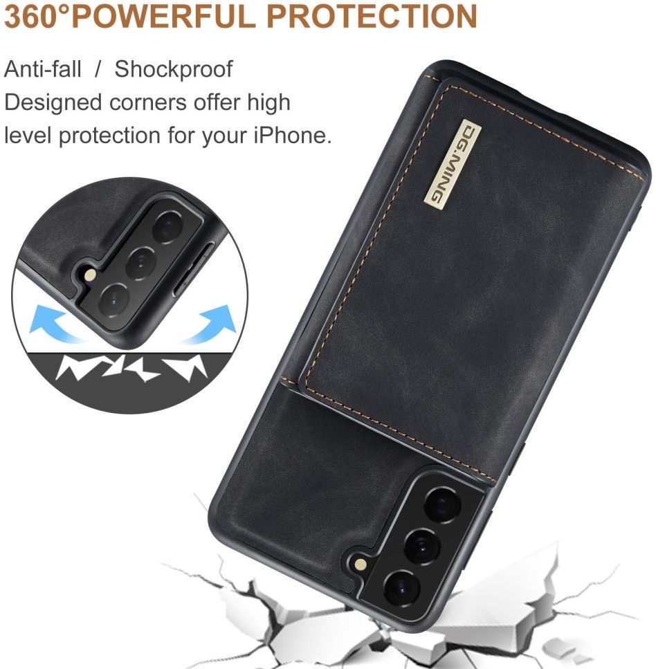 Samsung Galaxy S23 Plus Hoesje met Magnetische Kaarthouder Zwart afbeelding 13