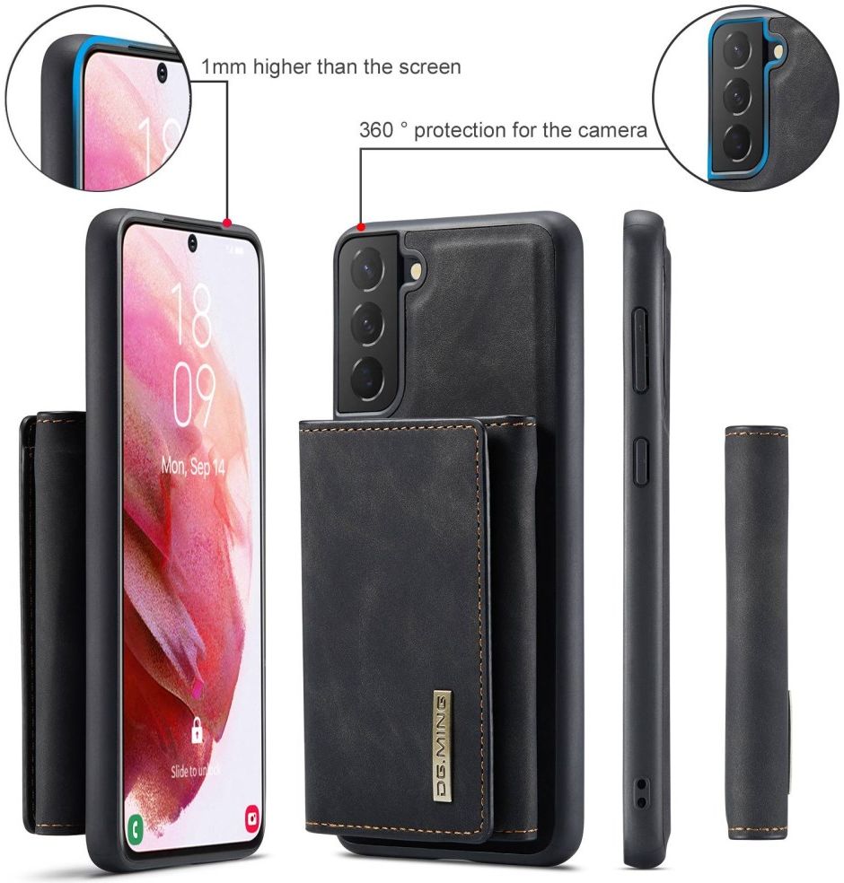 Samsung Galaxy S23 Plus Hoesje met Magnetische Kaarthouder Zwart afbeelding 15