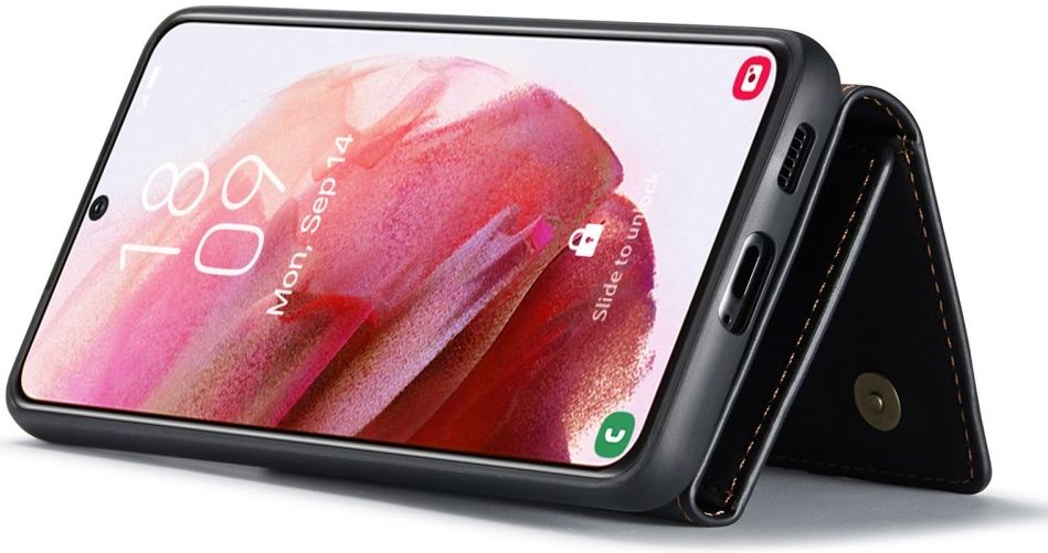 Samsung Galaxy S23 Plus Hoesje met Magnetische Kaarthouder Zwart afbeelding 9