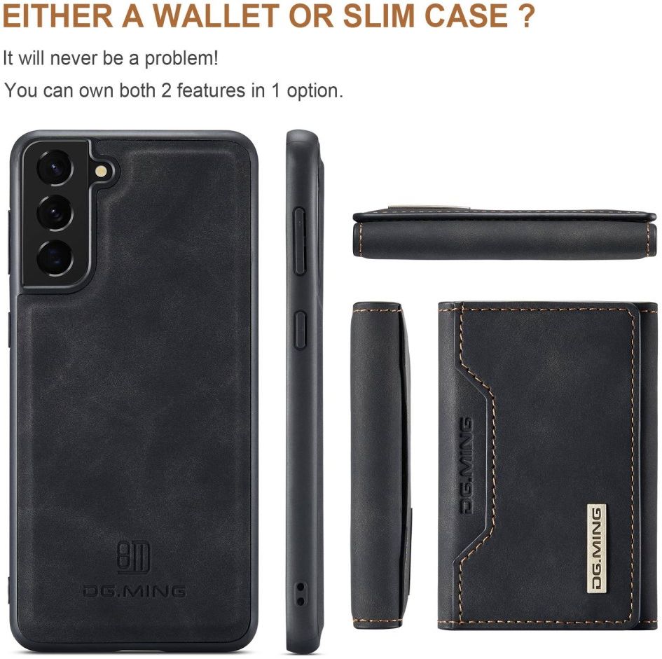 Samsung Galaxy S23 Plus Hoesje Magnetische Kaarthouder Zwart afbeelding 11