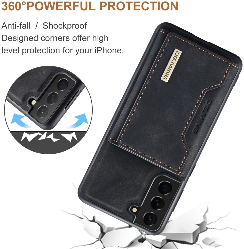 Samsung Galaxy S23 Plus Hoesje Magnetische Kaarthouder Zwart afbeelding 12