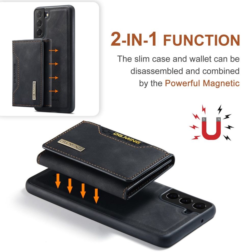 Samsung Galaxy S23 Plus Hoesje Magnetische Kaarthouder Zwart afbeelding 13