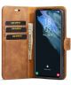DG Ming Samsung Galaxy S23 Hoesje 2-in-1 Book Case en Back Cover Bruin