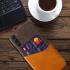 Samsung Galaxy S23 Plus Hoesje met Kaarthouder Back Cover Bruin afbeelding 4