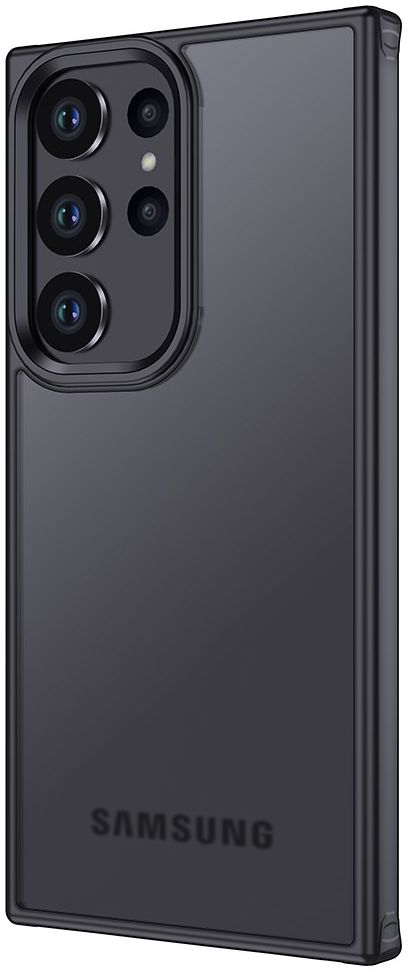 Samsung Galaxy S23 Ultra Hoesje Schokbestendig Back Cover Matte Zwart afbeelding 1