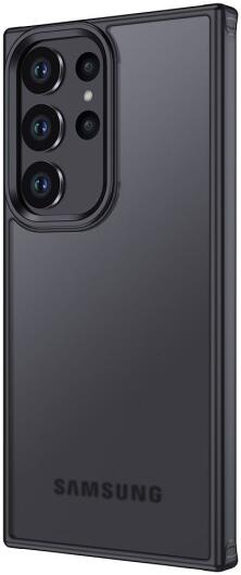 Samsung Galaxy S23 Ultra Hoesje Schokbestendig Back Cover Matte Zwart afbeelding 1