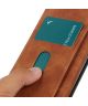 KHAZNEH Motorola Moto G72 Hoesje Retro Wallet Book Case Bruin