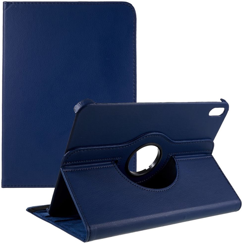 Apple iPad 11 (2025) / 10.9 (2022) Hoes 360° Draaibare Book Case Blauw afbeelding 1