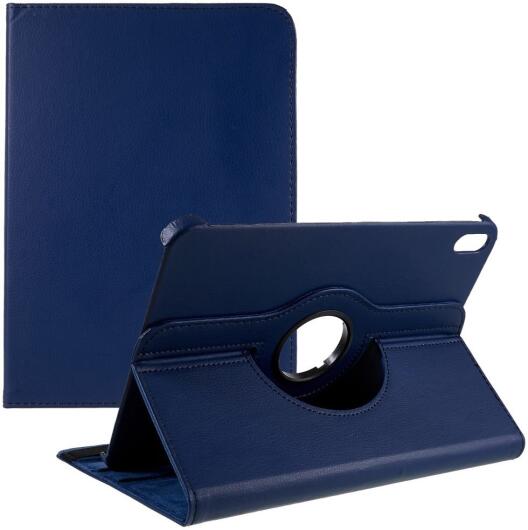 Apple iPad 11 (2025) / 10.9 (2022) Hoes 360° Draaibare Book Case Blauw afbeelding 1