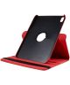 Apple iPad 10.9 (2022) Hoes 360° Draaibare Book Case Rood