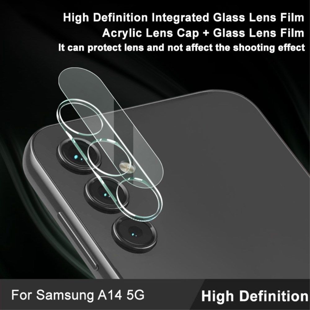 Imak Samsung Galaxy A14 5G Camera Lens Protector + Lens Cap Clear afbeelding 3