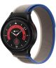 Samsung Galaxy Watch 5 / 4 Sport Bandje Nylon Bruin Blauw
