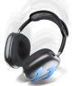Apple AirPods Max Hoesje Flexibel TPU Headset Cover Transparant Zwart