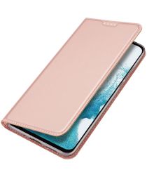 Dux Ducis Skin Pro Samsung Galaxy A54 Hoesje Portemonnee Roze