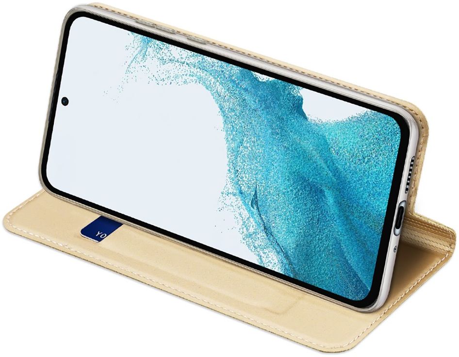 Dux Ducis Skin Pro Samsung Galaxy A54 Hoesje Portemonnee Goud afbeelding 7