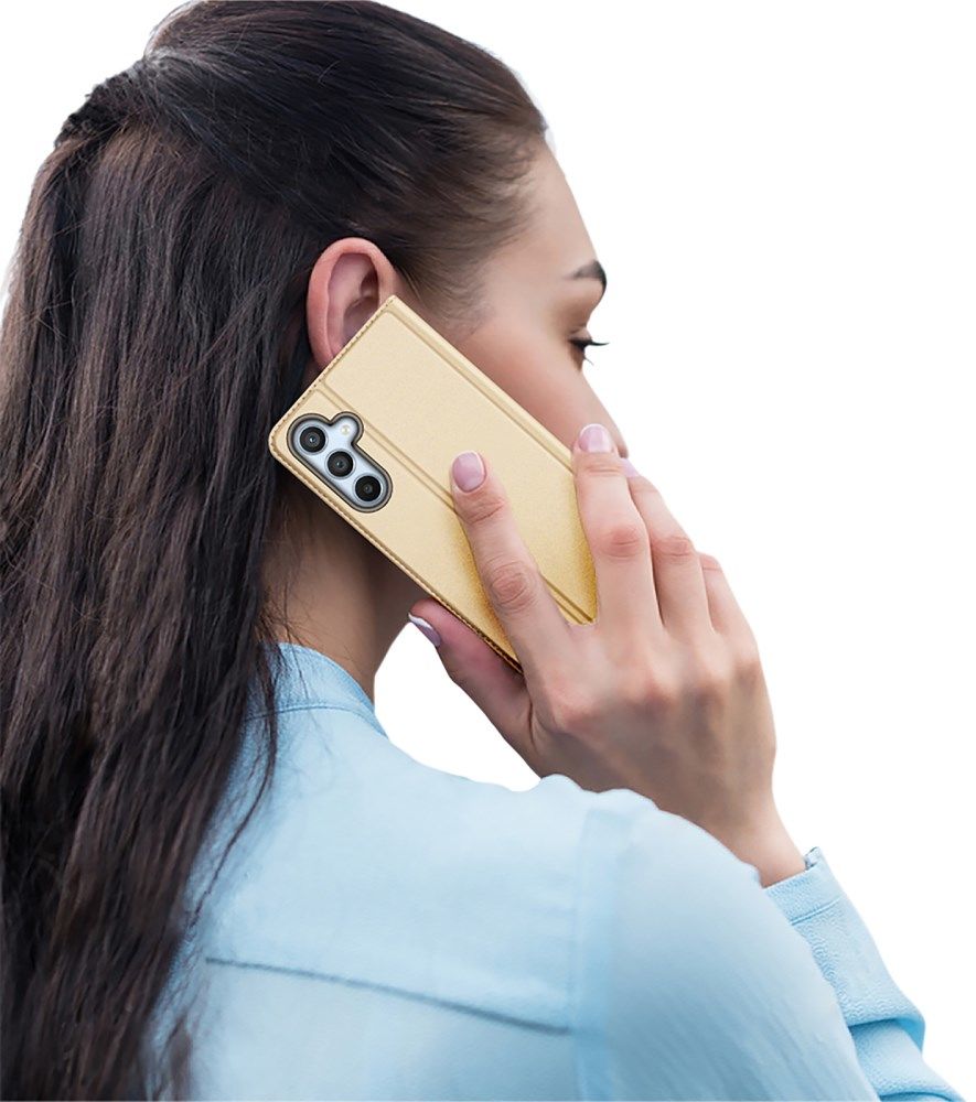 Dux Ducis Skin Pro Samsung Galaxy A54 Hoesje Portemonnee Goud afbeelding 9