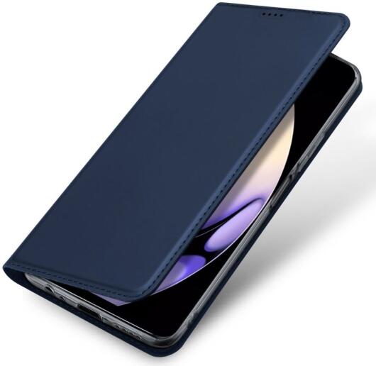 Dux Ducis Skin Pro Realme 10 Pro Hoesje Portemonnee Book Case Blauw afbeelding 1