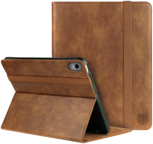 Rosso Element Apple iPad 11 (2025) / 10.9 (2022) Hoes Book Case Bruin afbeelding 1
