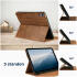Rosso Element Apple iPad 11 (2025) / 10.9 (2022) Hoes Book Case Bruin afbeelding 3