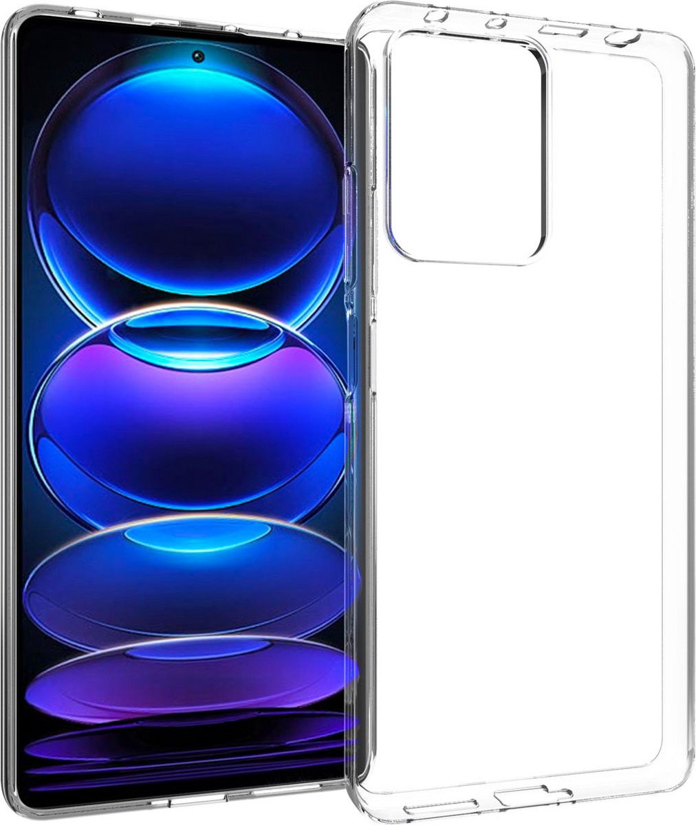 Xiaomi Redmi Note 12 Pro Plus Hoesje Dun TPU Back Cover Transparant afbeelding 1