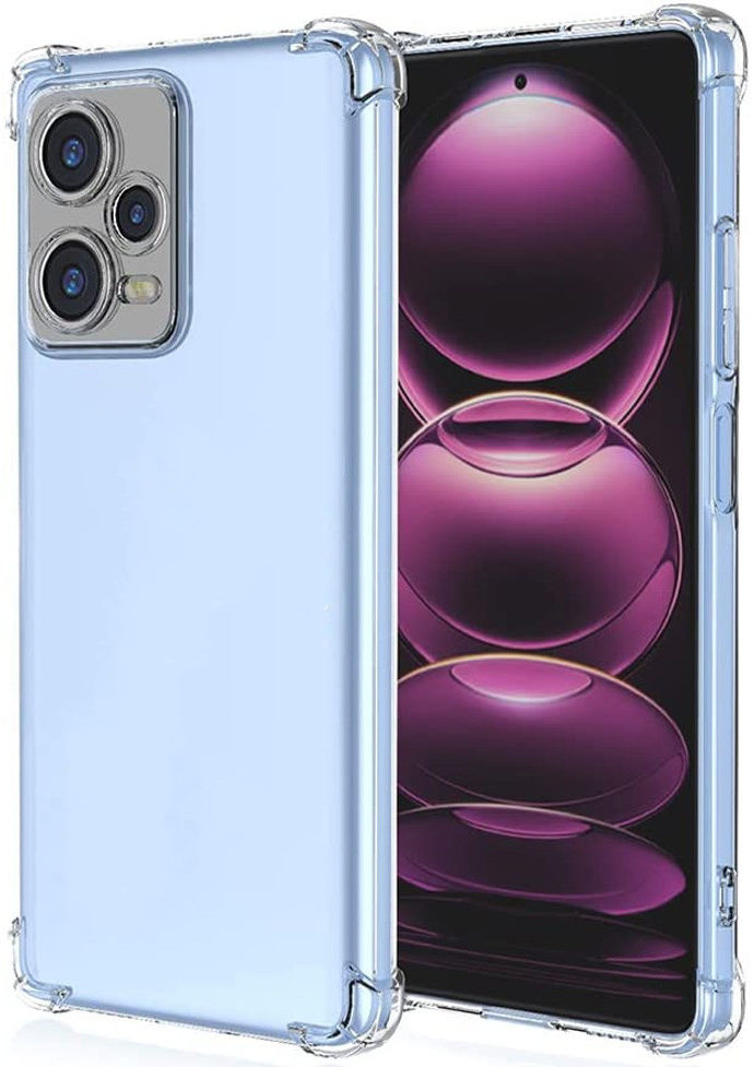 Xiaomi Redmi Note 12 Pro Plus Hoesje Schokbestendig TPU Transparant afbeelding 1