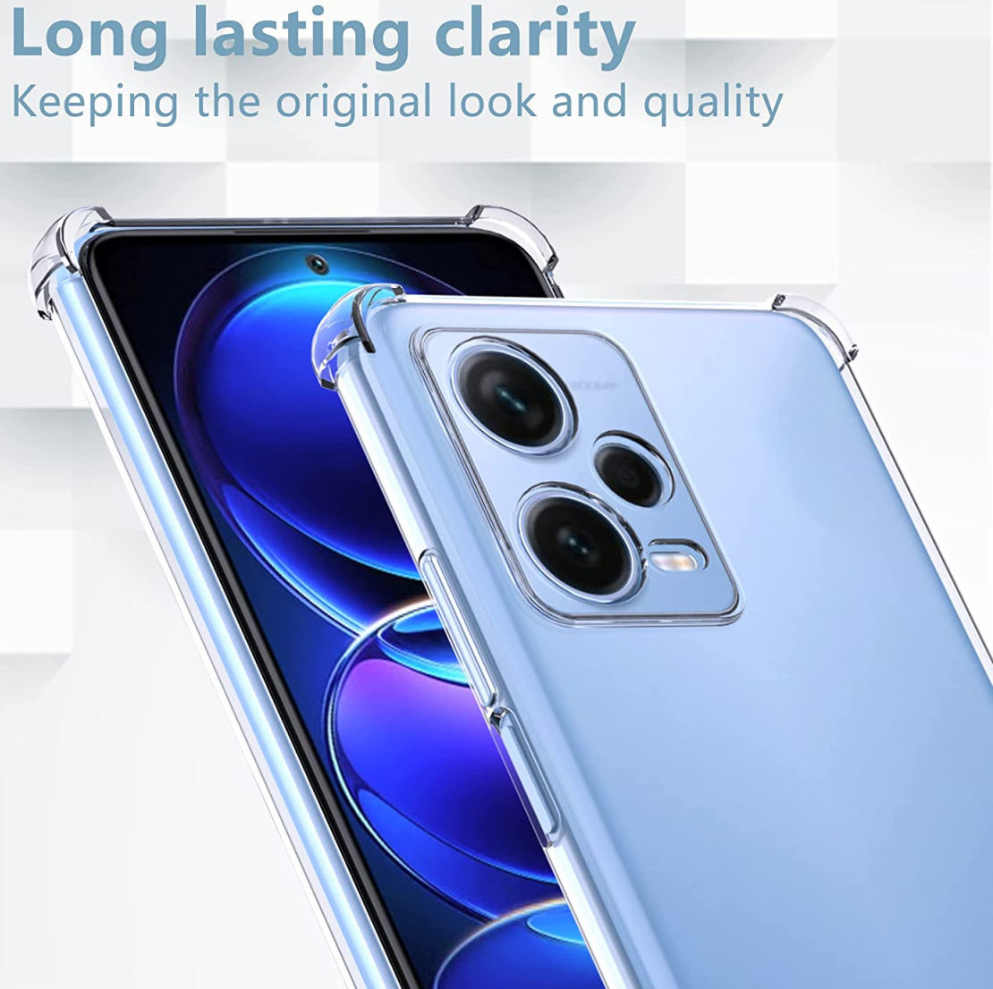 Xiaomi Redmi Note 12 Pro Plus Hoesje Schokbestendig TPU Transparant afbeelding 4