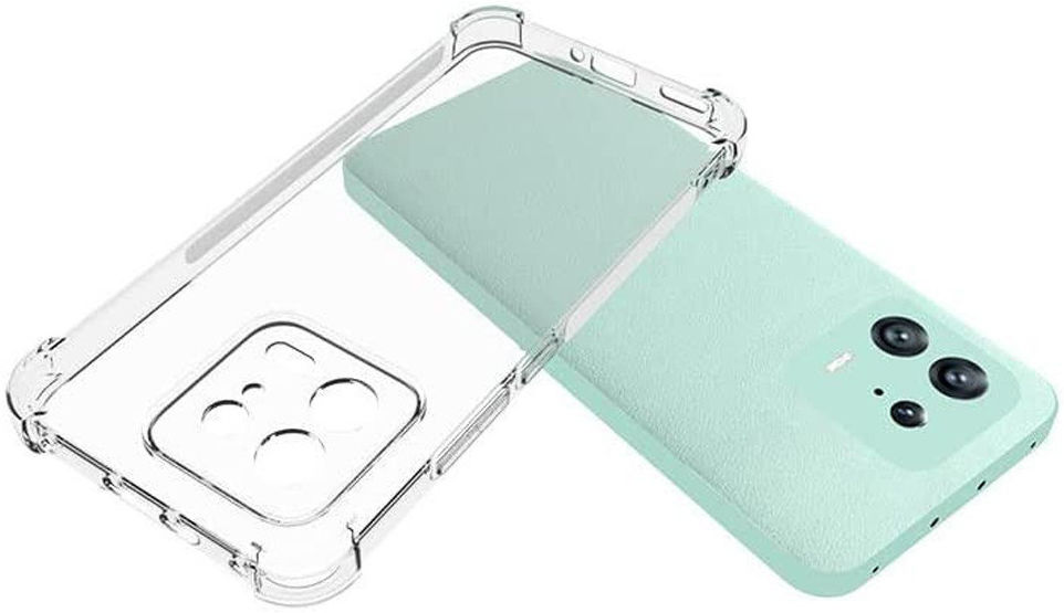 Xiaomi 13 Hoesje Schokbestendig en Dun TPU Back Cover Transparant afbeelding 2