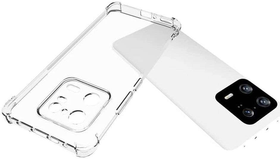 Xiaomi 13 Pro Hoesje Schokbestendig en Dun TPU Back Cover Transparant afbeelding 2