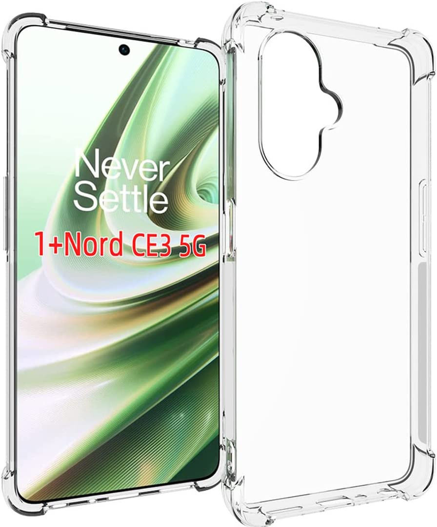 OnePlus Nord CE 3 Hoesje Schokbestendig en Dun TPU Transparant afbeelding 1