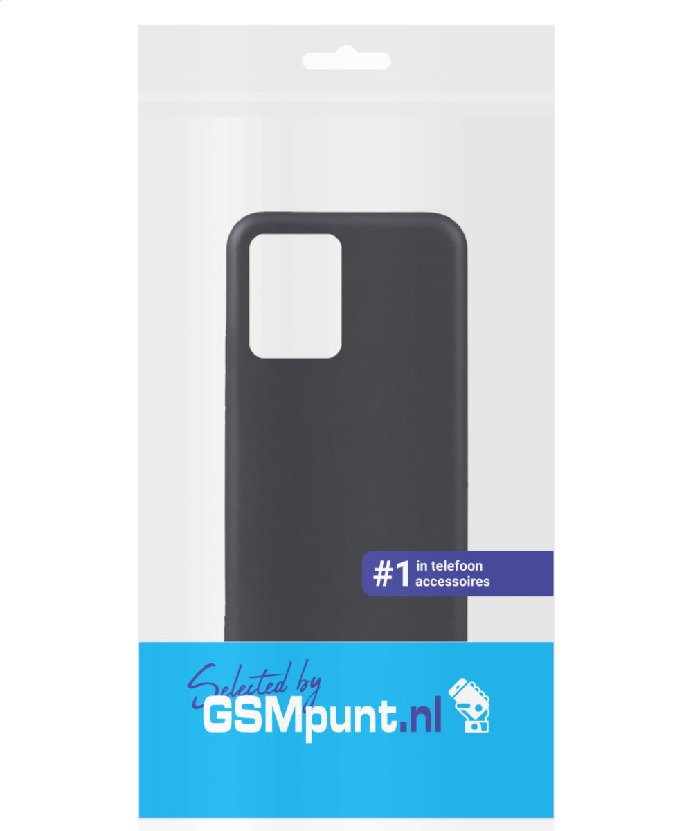Xiaomi Redmi Note 12 5G/Poco X5 Hoesje Dun TPU Matte Back Cover Zwart afbeelding 4