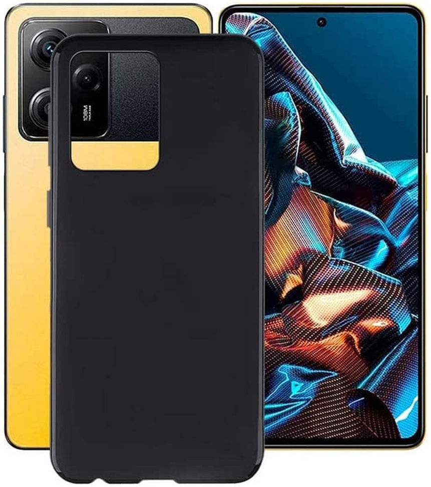 Xiaomi Redmi Note 12 Pro/Poco X5 Pro Hoesje Dun TPU Back Cover Zwart afbeelding 1