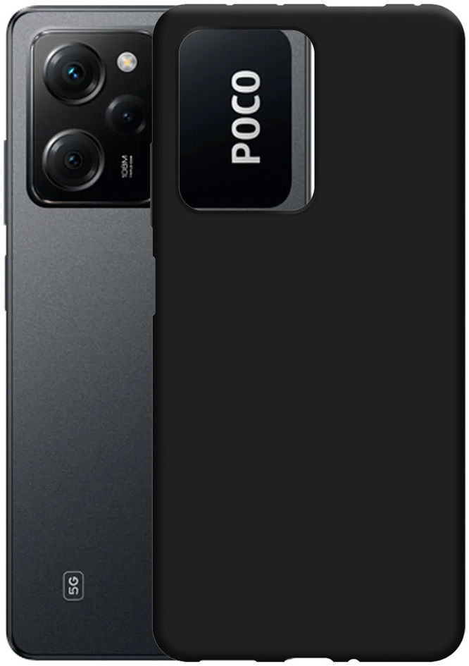 Xiaomi Redmi Note 12 Pro/Poco X5 Pro Hoesje Dun TPU Back Cover Zwart afbeelding 2