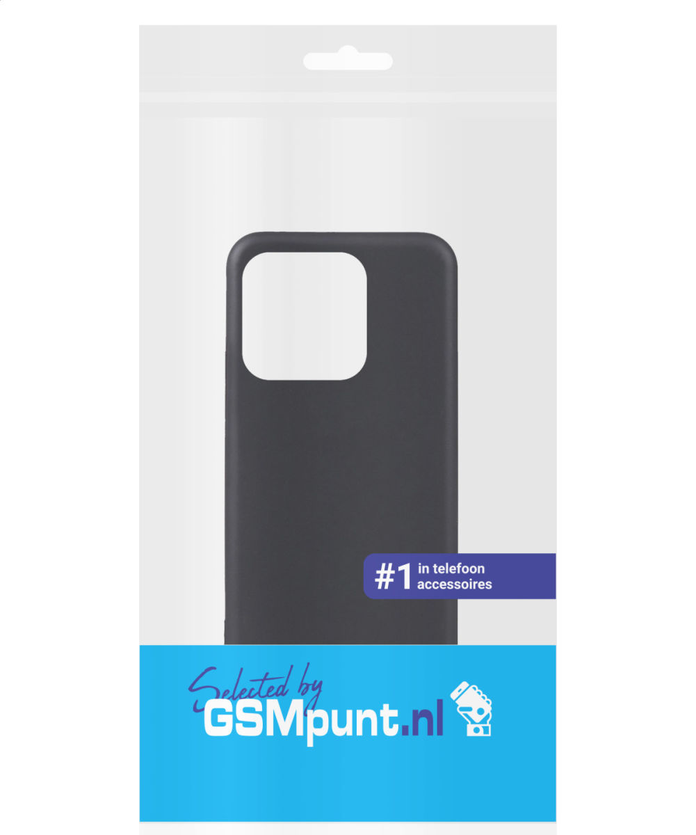 Xiaomi 13 Pro Hoesje Dun TPU Matte Back Cover Zwart afbeelding 4
