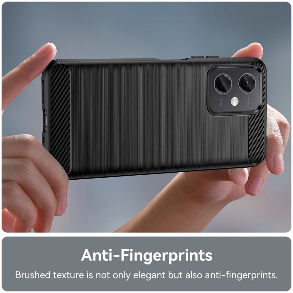 Xiaomi Redmi Note 12 5G/Poco X5 Hoesje Geborsteld TPU Back Cover Zwart afbeelding 6