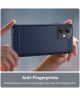 Xiaomi Redmi Note 12 5G/Poco X5 Hoesje Geborsteld TPU Back Cover Blauw