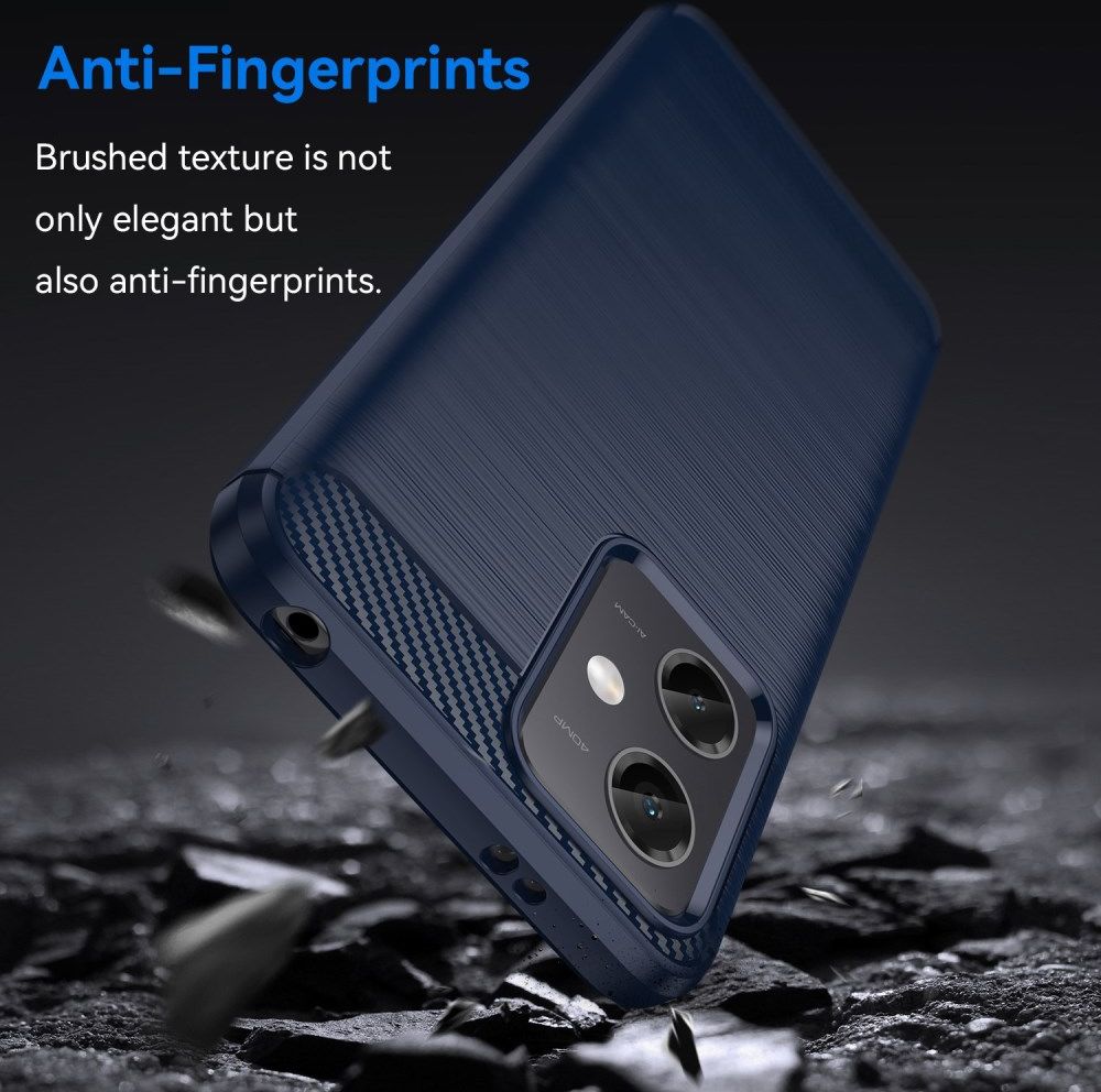 Xiaomi Redmi Note 12 5G/Poco X5 Hoesje Geborsteld TPU Back Cover Blauw afbeelding 4