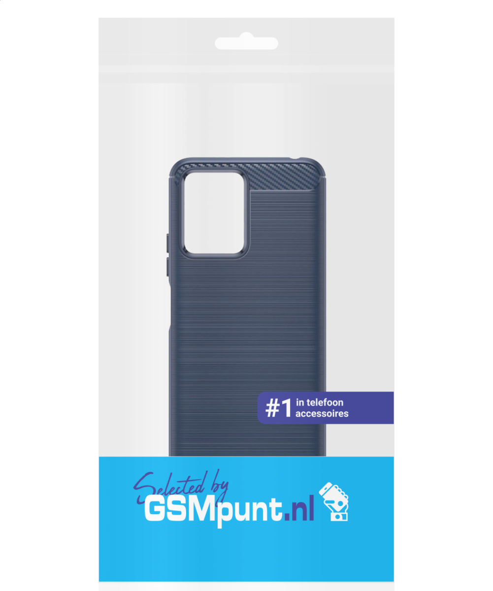 Xiaomi Redmi Note 12 5G/Poco X5 Hoesje Geborsteld TPU Back Cover Blauw afbeelding 9