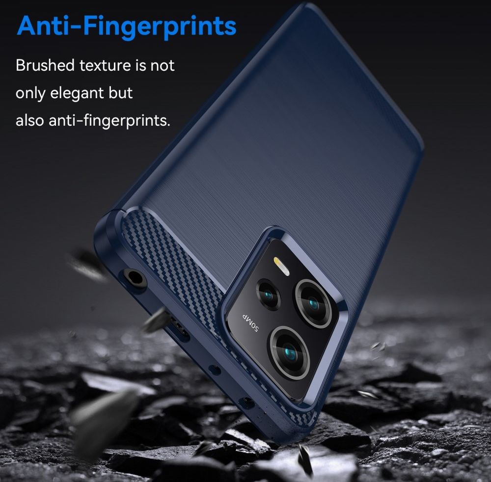 Xiaomi Redmi Note 12 Pro / Poco X5 Pro Hoesje Geborsteld TPU Blauw afbeelding 4