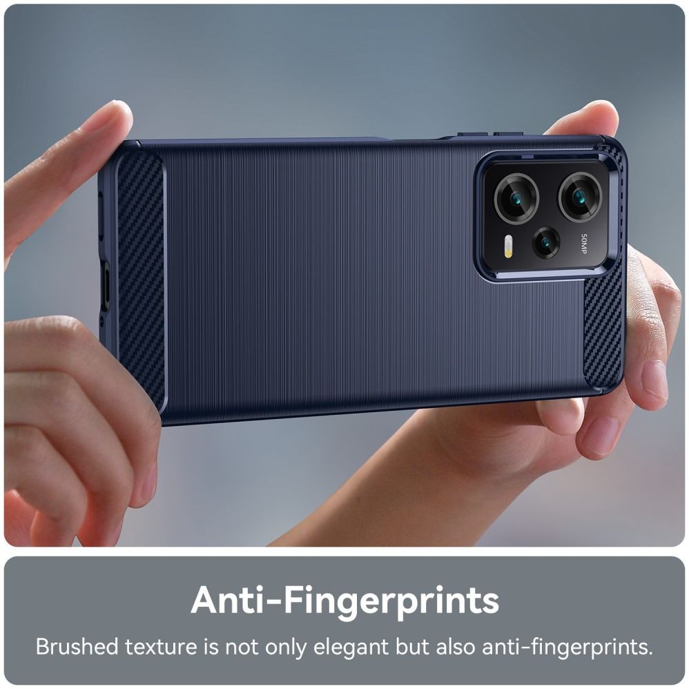 Xiaomi Redmi Note 12 Pro / Poco X5 Pro Hoesje Geborsteld TPU Blauw afbeelding 6
