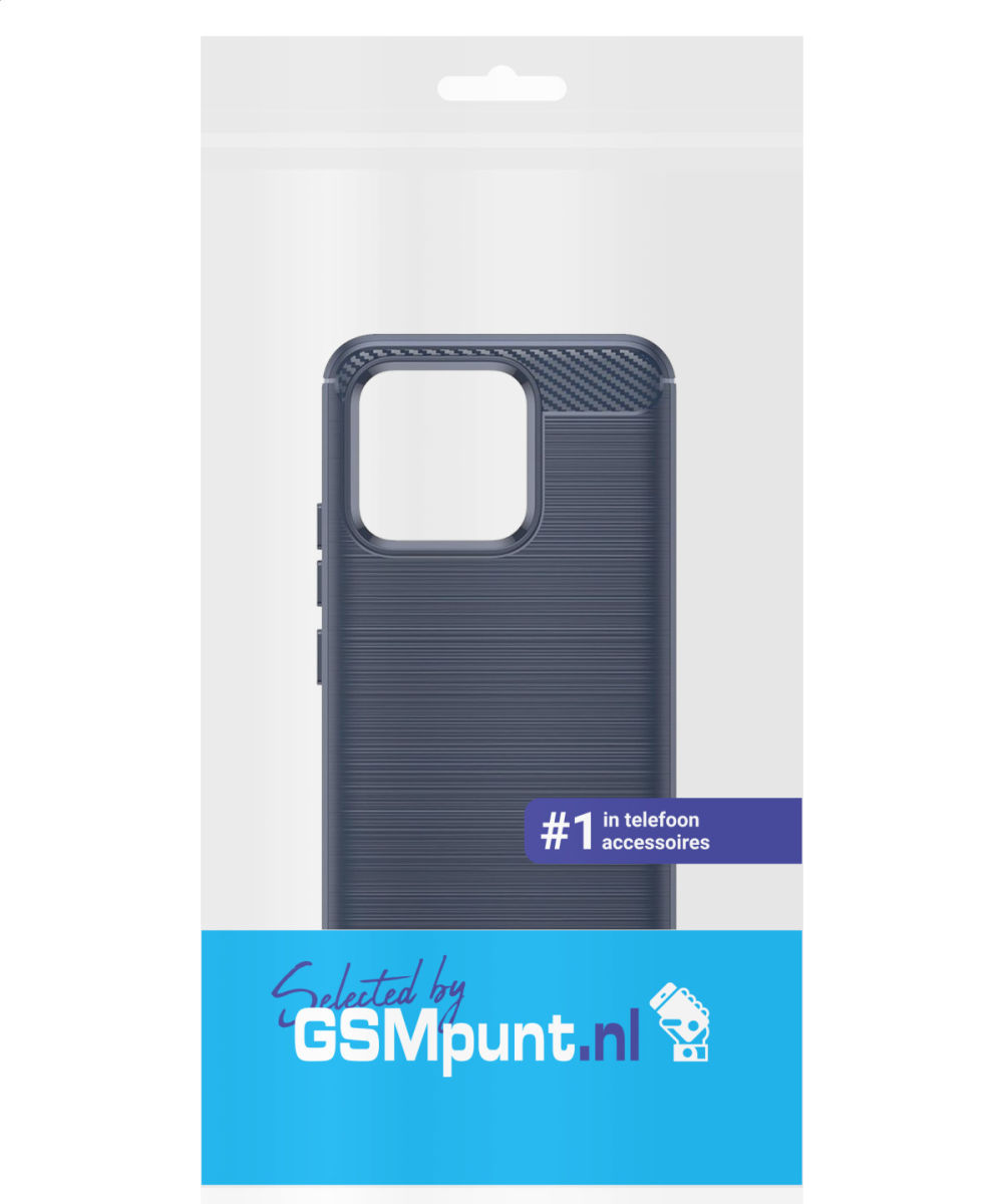 Xiaomi 13 Hoesje Geborsteld TPU Flexibele Back Cover Blauw afbeelding 10
