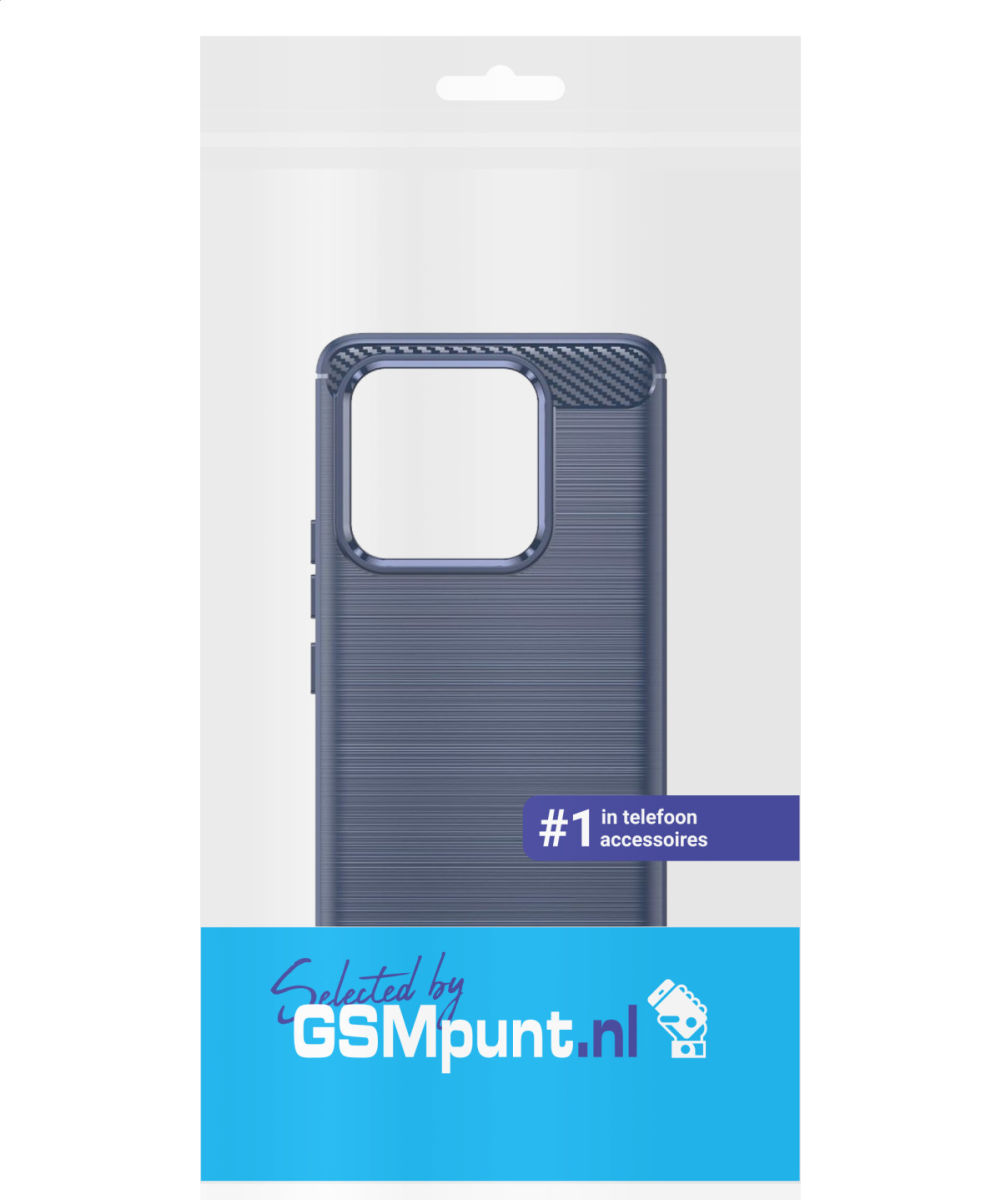 Xiaomi 13 Pro Hoesje Geborsteld TPU Flexibele Back Cover Blauw afbeelding 9